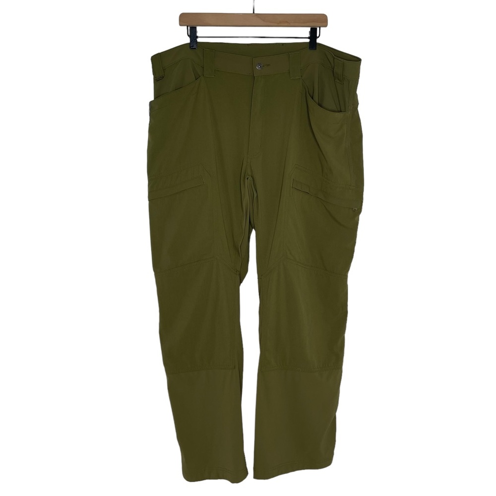 DULUTH ALASKAN HARDGEAR AKHG Quickhatch Cargo Pants 42x32 Olive Utility Pant